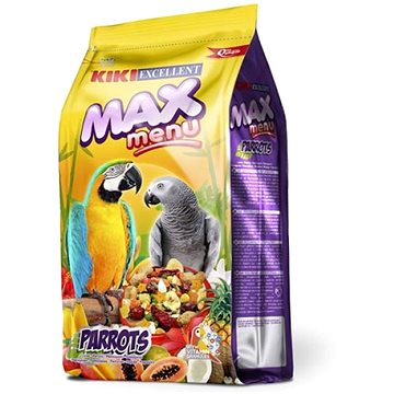 Kiki max menu parrots pro velké papoušky 1 kg (8420717305076)
