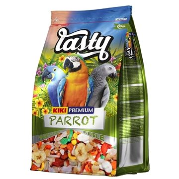 Kiki tasty parrots luxusní krmivo pro velké papoušky 1 kg (8420717088016)
