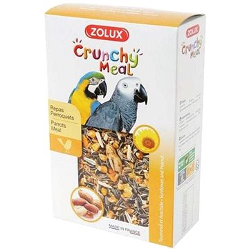Zolux crunchy meal křupavé krmivo pro velké papoušky 600 g (3336021371544)