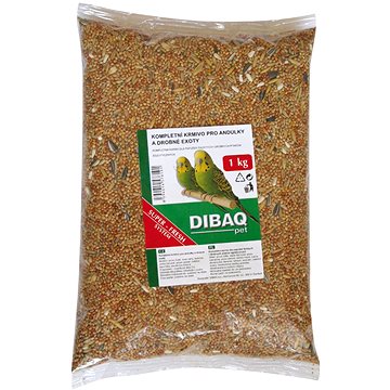 Dibaq Kompletní krmná směs pro andulky 1 kg (8594014576191)