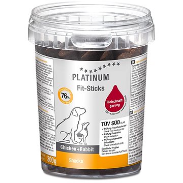 Platinum natural fit sticks chicken rabbit 300 g (4260208740764)