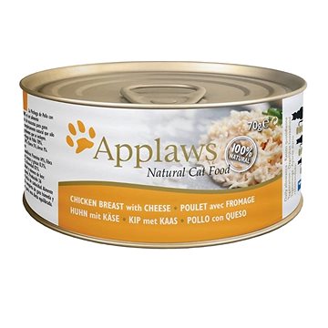Applaws konzerva Cat kuřecí prsa a sýr 70 g (5060122490054)