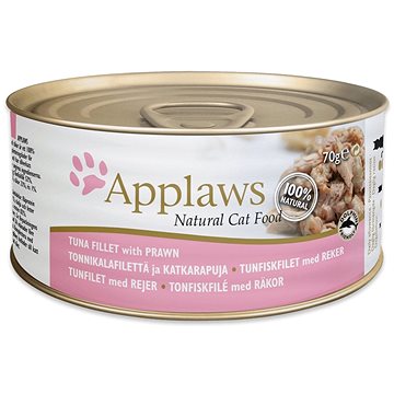 Applaws konzerva Cat tuňák a krevety 70 g (5060122492140)