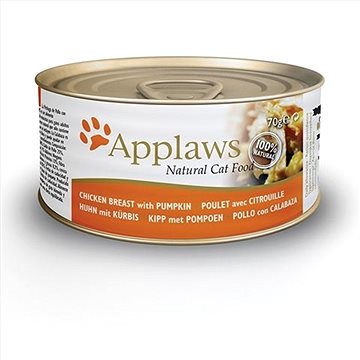 Applaws konzerva Cat kuřecí prsa a dýně 70 g (5060122490412)