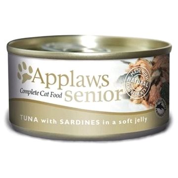 Applaws konzerva Senior Cat tuňák a sardinky v želé 70 g (5060333431976)