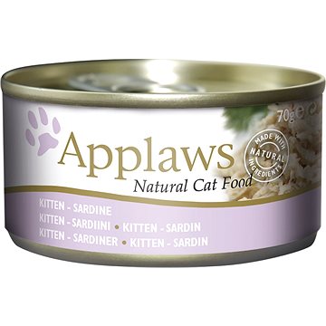 Applaws konzerva Kitten jemná sardinka pro koťata 70 g (5060333439408)