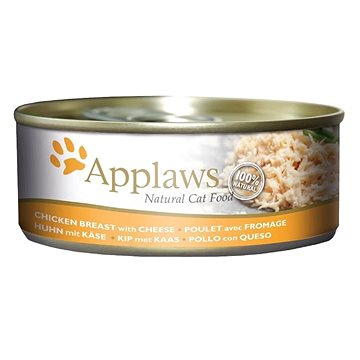 Applaws konzerva Cat kuřecí prsa a sýr 156 g (5060122490214)