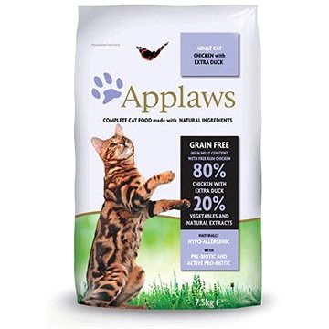 Applaws granule Cat Adult kuře s kachnou 7,5 kg (5060333435653)