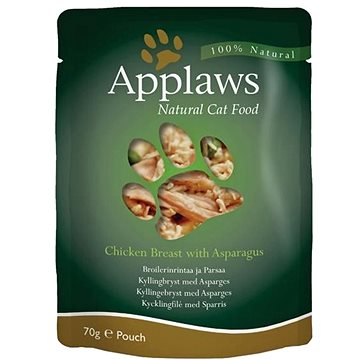 Applaws kapsička Cat kuřecí prsa a chřest 70 g (5060122491969)