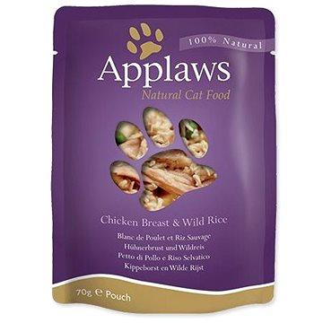 Applaws kapsička Cat kuřecí prsa a divoká rýže 70 g (5060122492072)