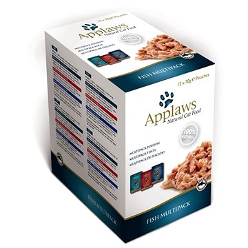 Applaws kapsička Cat multipack rybí výběr 12 × 70 g (5060333437381)