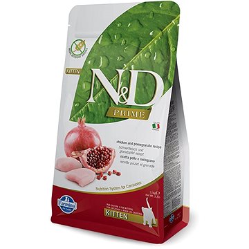 N&D PRIME grain free cat kitten chicken & pomegranate 10 kg (8010276031976)