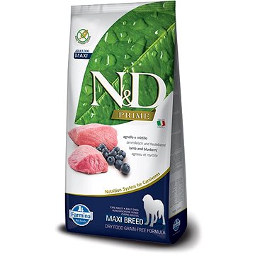N&D PRIME DOG Adult M/L Lamb & Blueberry 12 kg (8010276036117)