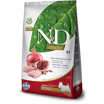 N&D PRIME grain free dog adult mini chicken & pomegranate 2,5 kg (8010276021151)