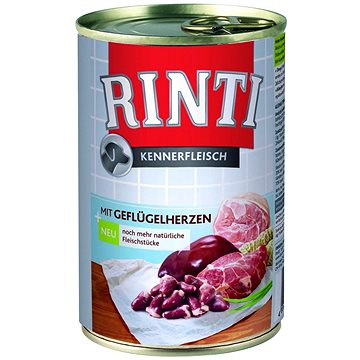 FINNERN konzerva Rinti Kennerfleisch drůbeží srdíčka 400g (4000158910578)