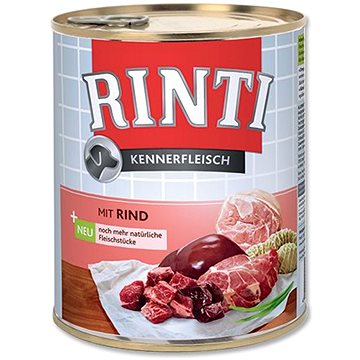 FINNERN konzerva Rinti Kennerfleisch hovězí 800g (4000158910714)
