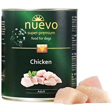 Nuevo pes adult kuřecí konzerva 800 g (4250231595066)