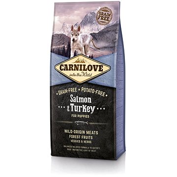 Carnilove salmon & turkey for puppy 12 kg (8595602508822)