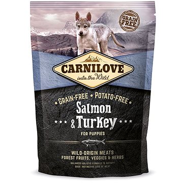 Carnilove salmon & turkey for puppy 1,5 kg (8595602508839)