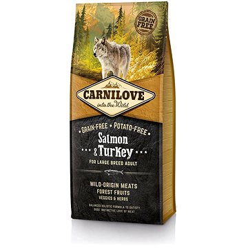 Carnilove salmon & turkey for large breed adult 12 kg (8595602508945)
