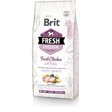Brit Fresh chicken with potato puppy healthy growth 12 kg (8595602530717)