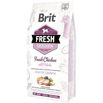 Brit Fresh chicken with potato puppy healthy growth 2,5 kg (8595602530724)