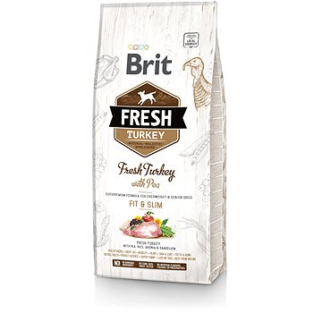 Brit Fresh turkey with pea Light Fit & Slim 12 kg (8595602530793)
