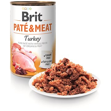 Brit Paté & Meat Turkey 400 g (8595602557479 )