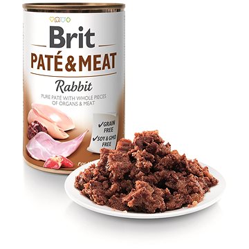 Brit Paté & Meat Rabbit 400 g (8595602557455 )