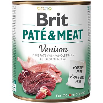 Brit Paté & Meat Venison 800 g (8595602557578 )
