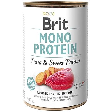 Brit Mono Protein tuna & sweet potato 400 g (8595602555383 )
