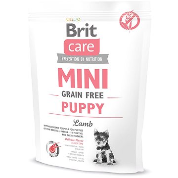 Brit Care mini grain free puppy lamb 400 g (8595602520145)