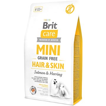 Brit Care mini grain free hair & skin 2 kg (8595602520220)