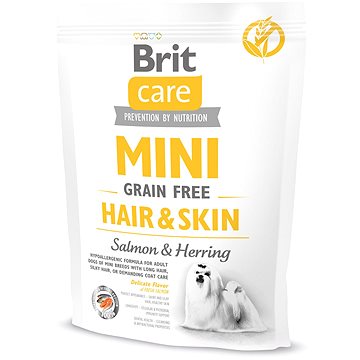 Brit Care mini grain free hair & skin 400 g (8595602520237)
