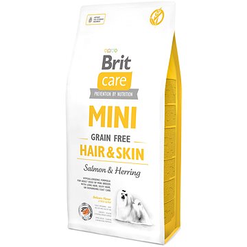Brit Care mini grain free hair & skin 7 kg (8595602520244)