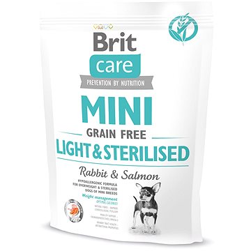 Brit Care mini grain free light & sterilised 400 g (8595602521074)