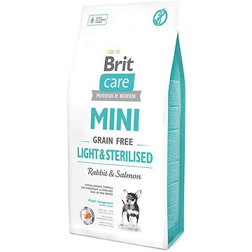 Brit Care mini grain free light & sterilised 7 kg (8595602521081)