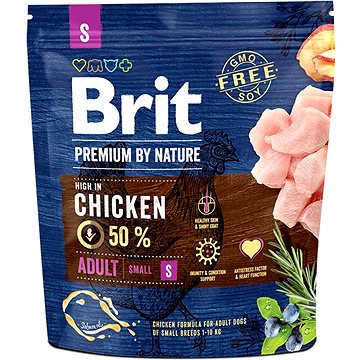 Brit Premium by Nature Adult S 1 kg (8595602526284)