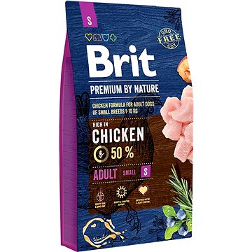 Brit Premium by Nature Adult S 8 kg (8595602526307)
