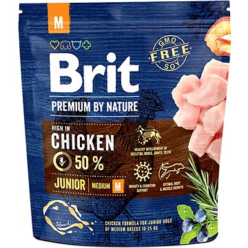 Brit Premium by Nature Junior M 1 kg (8595602526314)