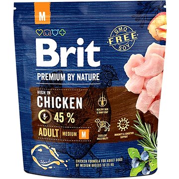 Brit Premium by Nature Adult M 1 kg (8595602526345)