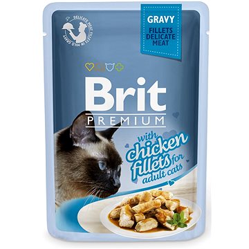 Brit Premium Cat Delicate Fillets in Gravy with Chicken 85 g (8595602518524)