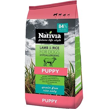 Nativia Puppy Lamb & Rice 3 kg (8595045403661)