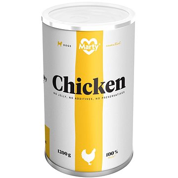 MARTY Essential pro psy ze 100 % masa kuře 1200g (8595174340066)