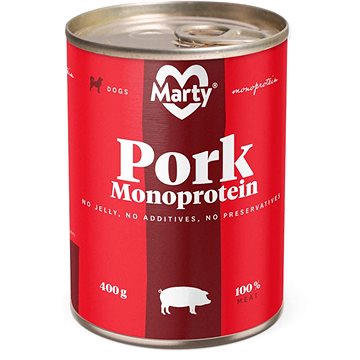 MARTY Monoprotein 100% maso vepřové 400 g (8595174340158)