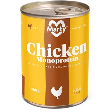 MARTY Monoprotein 100% maso kuřecí 400 g (8595174340172)
