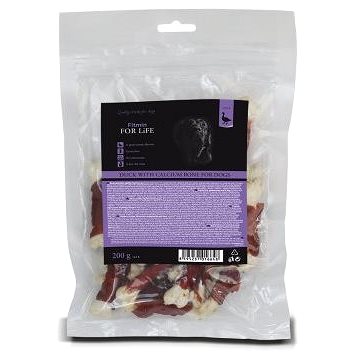 Fitmin For Life Kachní maso na kalciové kosti pochoutka pro psy 200 g (8595237016648)
