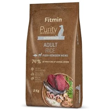 Fitmin Purity Dog Rice Adult Fish & Venison 2 kg (8595237015986)