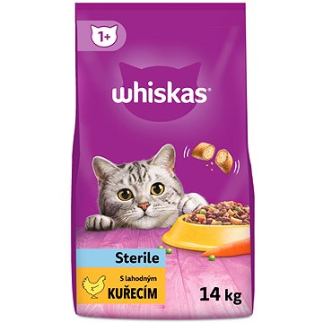 Whiskas granule kuřecí pro kastrované dospělé kočky 14 kg (5900951259418)