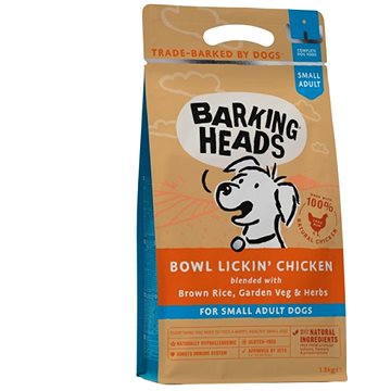 Barking Heads Bowl Lickin’ Chicken (Small Breed) 1,5 kg (5060189110889)